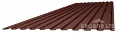 Профнастил С9, Полиэстер RAL 8017 шоколад, толщина 0,5