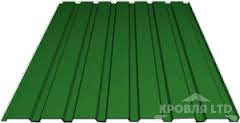 Профнастил С10, Полиэстер RAL 6002 лиственно-зеленый, толщина 0,5