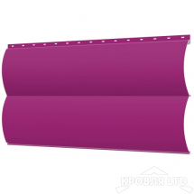Сайдинг металлический "Венец"  RAL 4006 Пурпурный, толщина 0,45