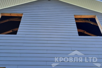 Фасадная Панель Фибратек 3000x100x8мм под покраску серая "Сибирская лиственница"