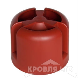 Колпак кровельный Krovent HupСap красный для труб Pipe-VT 110is