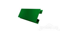 Планка H-профиль, Полиэстер RAL 6002 лиственно-зеленый, толщина 0,45