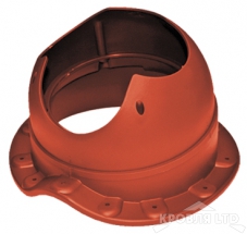 Основание для вентеляционной трубы Krovent Base-VT Wave 110 красный для металлочерепицы