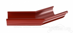 Угол желоба внешний для водостока Аквасистем 135 град 150мм RAL 3005 красное вино
