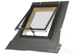 Окно-люк для выхода на крышу FAKRO WSZ   86*86 в комплекте с универсальным окладом