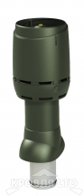 Вентиляционный выход Vilpe FLOW 125P/IS/500 цвет зеленый