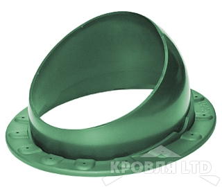 Основание для вентиляционной трубы Krovent Base-VT Seam 125/150 зеленый для гибкой черепицы или фальцевой кровли