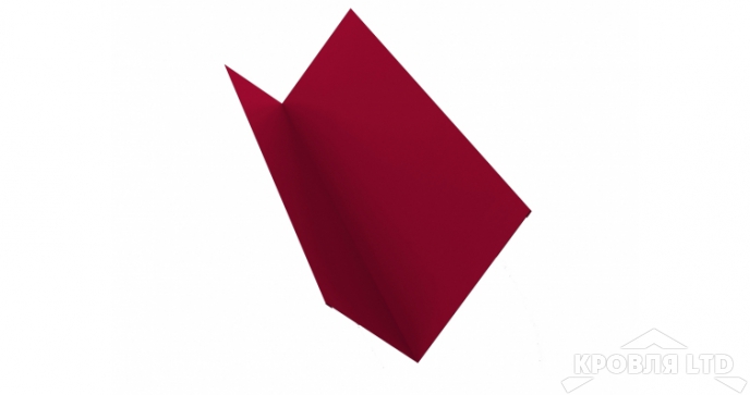 Планка примыкания 90х140, Полиэстер RAL 3003 рубиново-красный, толщина 0,45