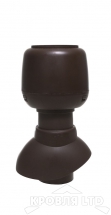 Вентиляционный выход Vilpe 110/200 с колпаком цвет коричневый