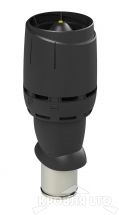Вентиляционный выход Vilpe FLOW 160P/IS/500 цвет черный