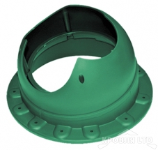 Основание для вентеляционной трубы Krovent Base-VT Seam  110 зеленый для гибкой черепицы или фальцевой кровли