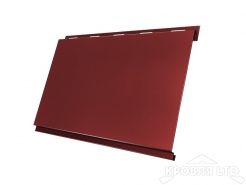 Сайдинг металлический Вертикаль, Полиэстер RAL 3009 оксидно-красный, толщина 0,45