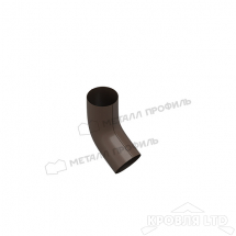 Колено трубы МЕТАЛЛ ПРОФИЛЬ Foramina Freeze D100 DarkBrown