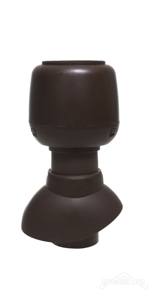 Вентиляционный выход Vilpe 110/200 с колпаком цвет коричневый