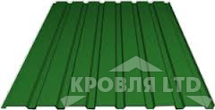 Профнастил С10, Полиэстер RAL 6002 лиственно-зеленый, толщина 0,4