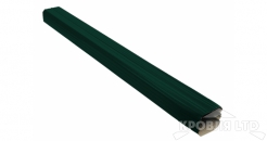 Труба прямоугольная Vortex 1м 90мм RAL 6005 зеленый мох