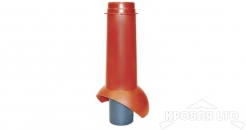 Выход канализации Krovent Pipe-VT 110 is (утепленный) красный
