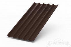 Профнастил С44, Полиэстер RAL 8017 шоколад, толщина 0,45