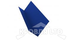 Планка примыкания 90х140, Полиэстер RAL 5002 ультрамариново-синий, толщина 0,45