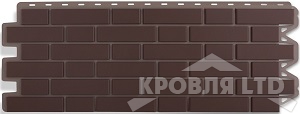 Фасадная панель Альта-Профиль Кирпич клинкерный коричневый