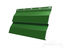 Сайдинг металлический Корабельная Доска, Полиэстер RAL 6002 лиственно-зеленый, толщина 0,45