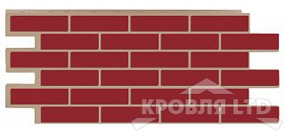 Фасадная панель ТЕХОСНАСТКА  Модерн T- SIDING Красный