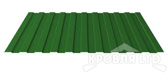 Профнастил С8, Полиэстер RAL 6002 лиственно-зеленый, толщина 0,4