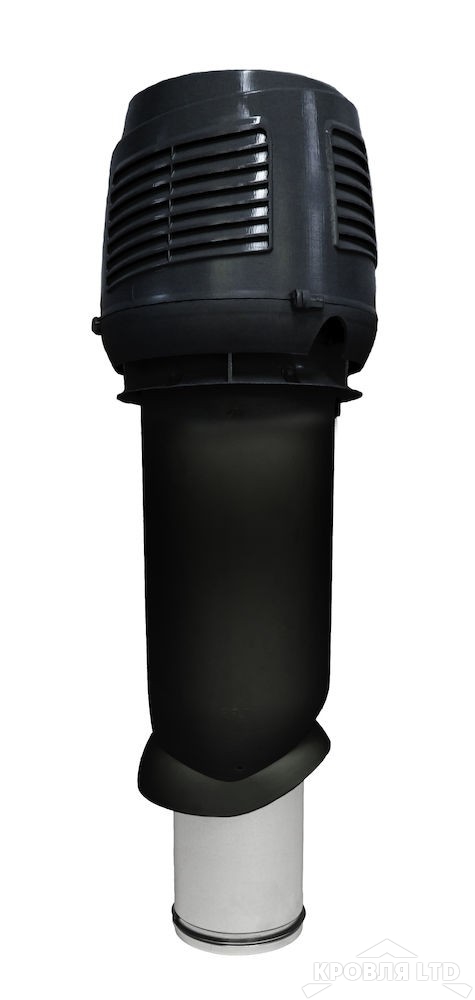 Приточный вентиляционный элемент Vilpe 160/ER/700 INTAKE  цвет черный
