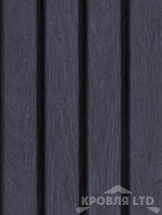 Сайдинг Ю-Пласт Timberblock Планкен цвет угольный 3м