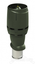 Вентиляционный выход Vilpe FLOW 160P/IS/500 цвет зеленый