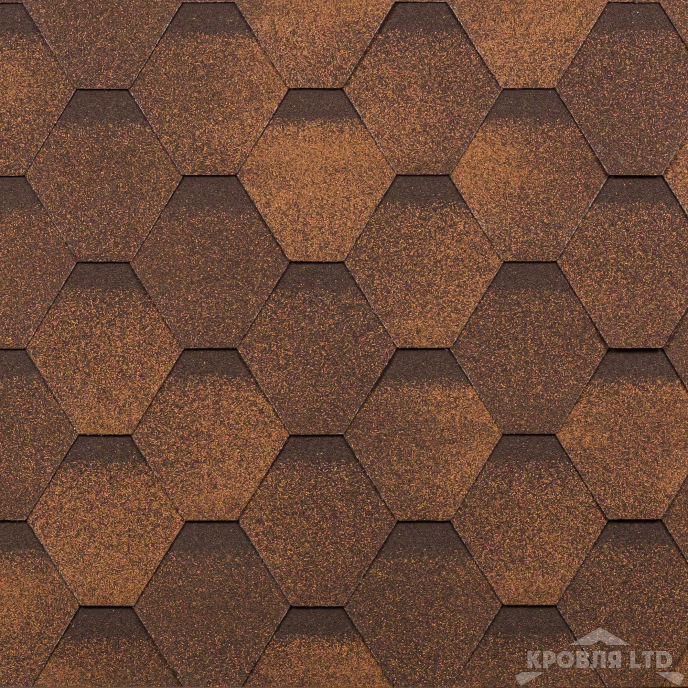 Гибкая черепица Шинглас серия Классик коллекция Кадриль цвет Клен