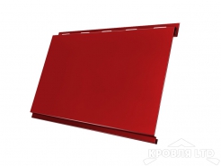 Сайдинг металлический Вертикаль, Полиэстер RAL 3003 рубиново-красный, толщина 0,45