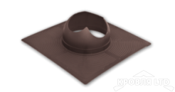 Основание для вентеляционной трубы Krovent Base-VT 125/150 коричневый для гибкой черепицы