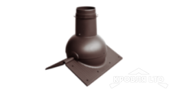 Коньковый элемент Krovent Pipe-Cone вентиляционный Коричневый для любого вида кровли