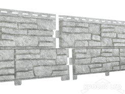 Фасадная панель  Ю-ПЛАСТ Stone-House Сланец Светло-серый