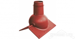 Коньковый элемент Krovent Pipe-Cone вентиляционный Красный для любого вида кровли