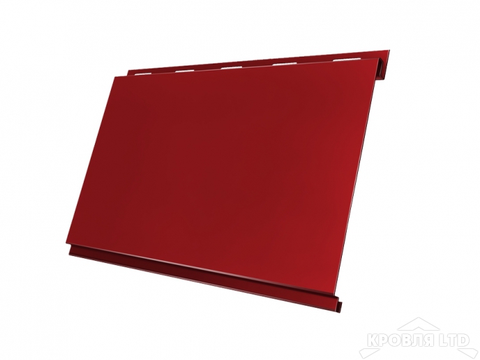 Сайдинг металлический Вертикаль, Полиэстер RAL 3011 коричнево-красный, толщина 0,45