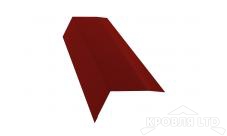Планка карнизная 100х65, Полиэстер RAL 3011 коричнево-красный, толщина 0,45