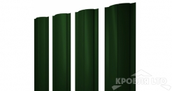 Евроштакетник Круглый 0,45 PE RAL 6005 зеленый мох