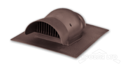 Кровельный вентиль Krovent KTV коричневый для гибкой черепицы