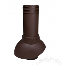 Вентиляционный выход Vilpe 110/300  цвет коричневый
