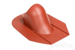 Основание для вентиляционной трубы Vilpe HUOPA/SLATE 110 –160 цвет красный   для гибкой черепицы