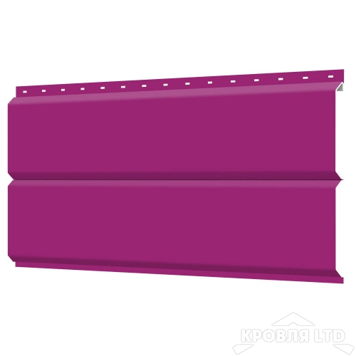 Сайдинг металлический Евробрус RAL 4006 Пурпурный, толщина 0,45
