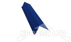 Планка торцевая 80х100, Полиэстер RAL 5002 ультрамариново-синий, толщина 0,45