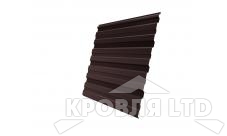 Профнастил С10, Полиэстер Двухсторонний RAL 8017 шоколад, толщина 0,45