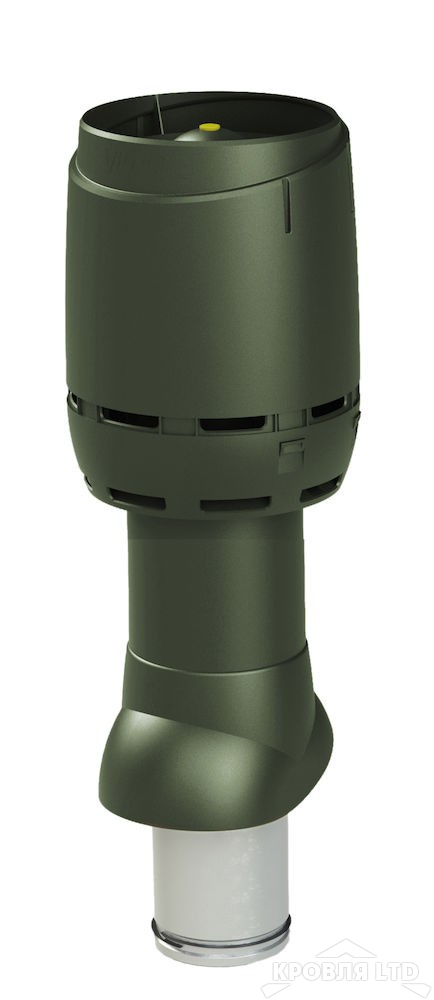Вентиляционный выход Vilpe FLOW 125P/IS/500 цвет зеленый