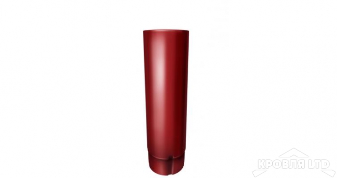 Труба круглая Грендлайн 90 мм 3 м RAL 3011 коричнево-красный