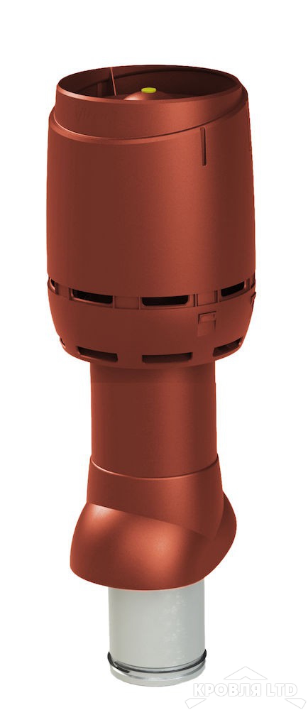 Вентиляционный выход Vilpe FLOW 125P/IS/500 цвет красный