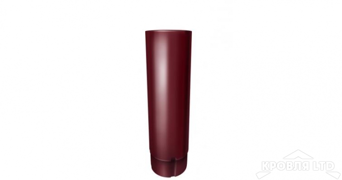 Труба круглая Грендлайн 90 мм 3 м RAL 3005 красное вино