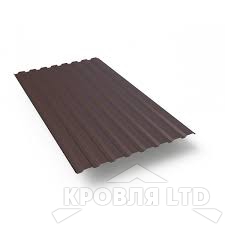 Профнастил С10, Полиэстер RAL 8017 шоколад, толщина 0,5